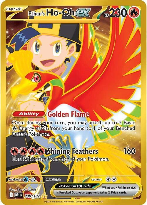 Destined Rivals Ethan's Ho-Oh #239/182